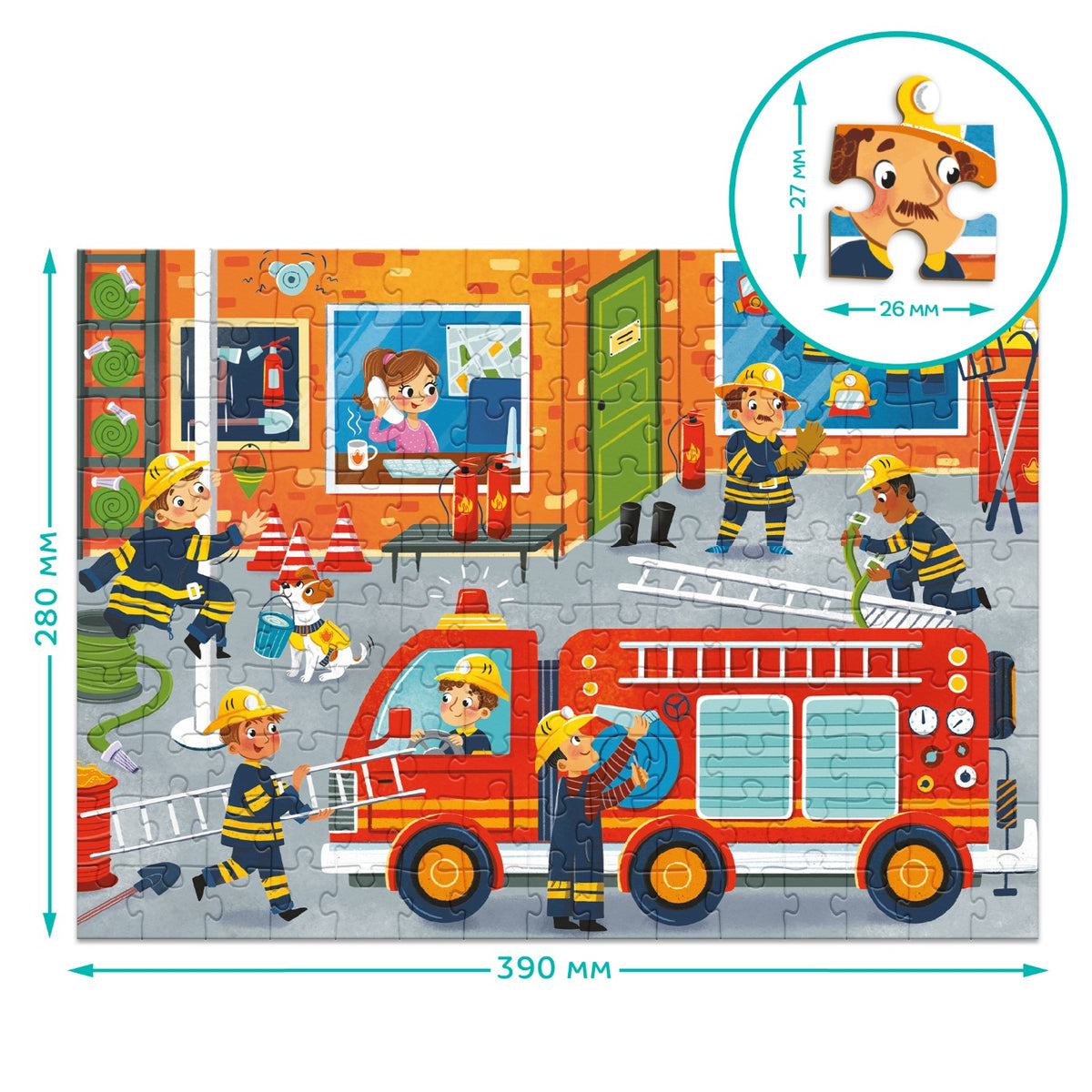 Puzzle „Zawody. Strażak”  art.300702