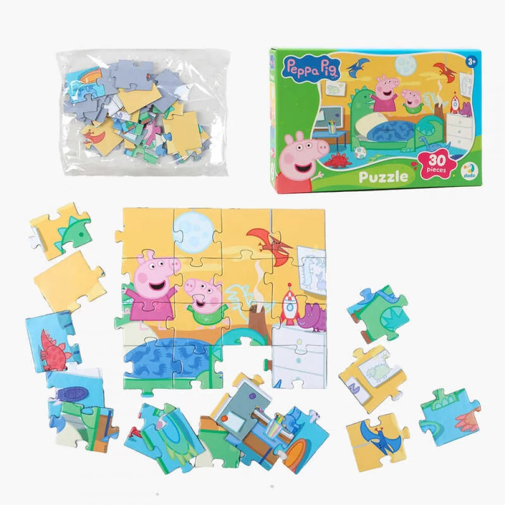 Puzzle Świnka Peppa Zabawa przed Snem 30 el. – układanka 3+ dla dziecka