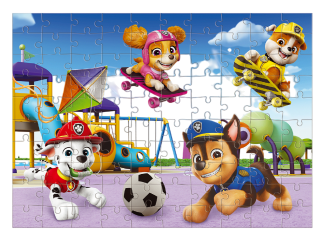 Puzzle Psi Patrol „Zabawy na świeżym powietrzu” 100 el.