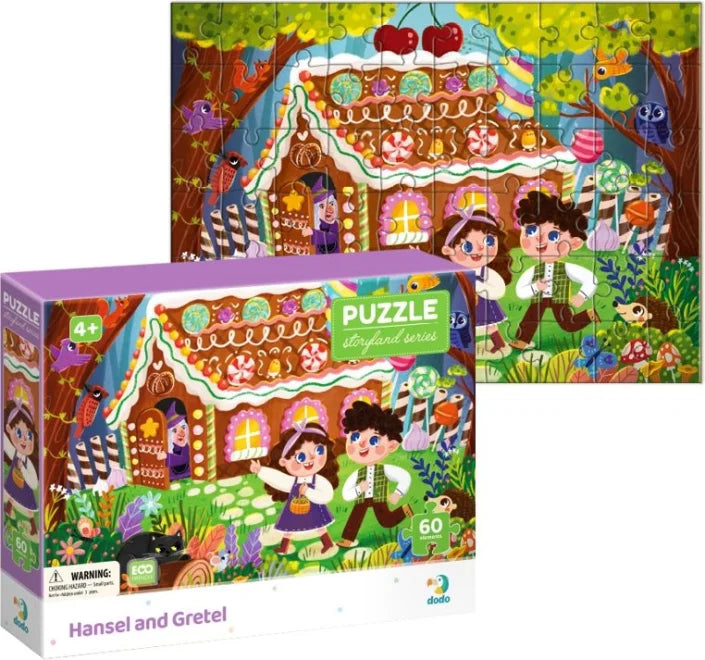Puzzle „Jaś i Małgosia” 60 el.