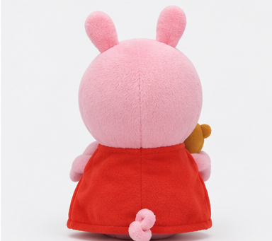 Beanie Babies Świnka Peppa – maskotka pluszowa 15 cm z misiem dla dziecka