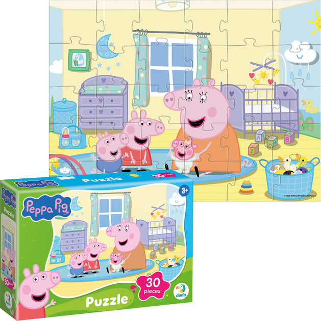 Puzzle Świnka Peppa „Pokój dziecka” 30 el.