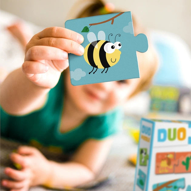 Puzzle DUO „Co jedzą zwierzęta?”