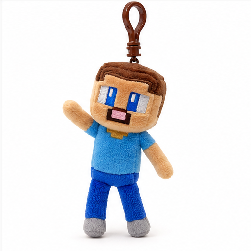 Beanie Babies Minecraft Steve – maskotka pluszowa brelok 12 cm dla dziecka