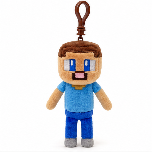 Beanie Babies Minecraft Steve – maskotka pluszowa brelok 12 cm dla dziecka