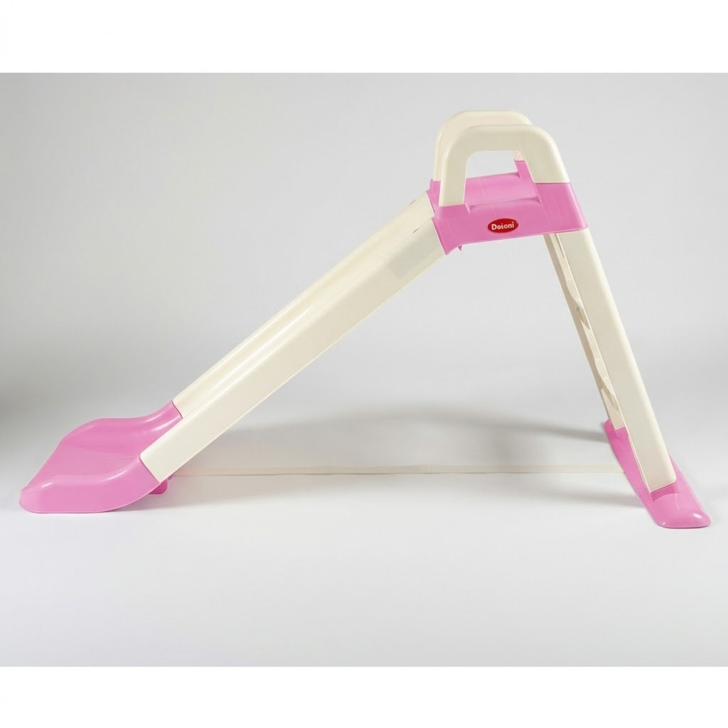 Zjeżdżalnia Dla Dzieci 140 cm - Stabilna Wolnostojąca | Biały, Różowy