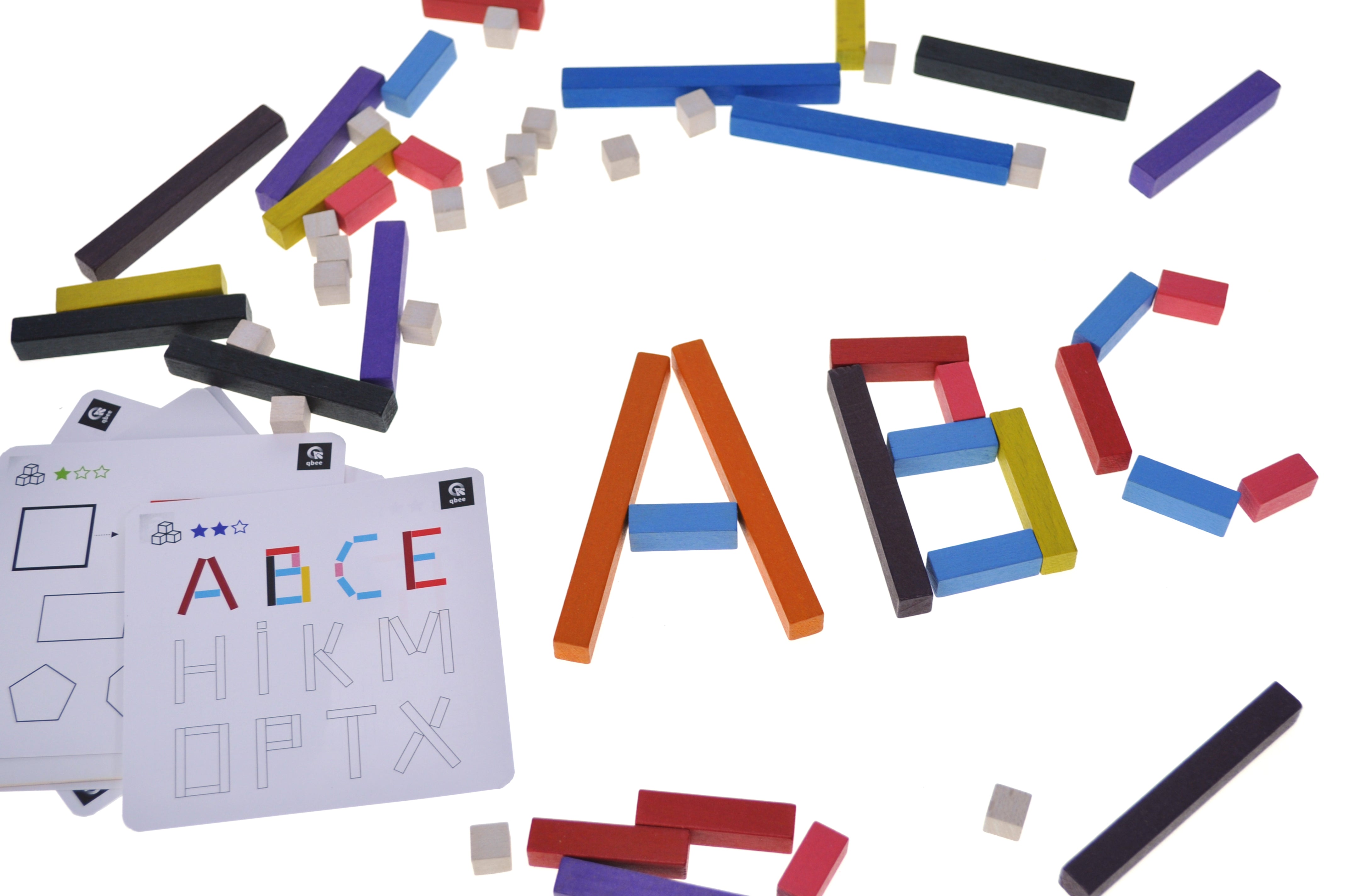 Gra edukacyjna Nauka matematyki przez zabawę Drewniane patyczki do liczenia | 20 zadań