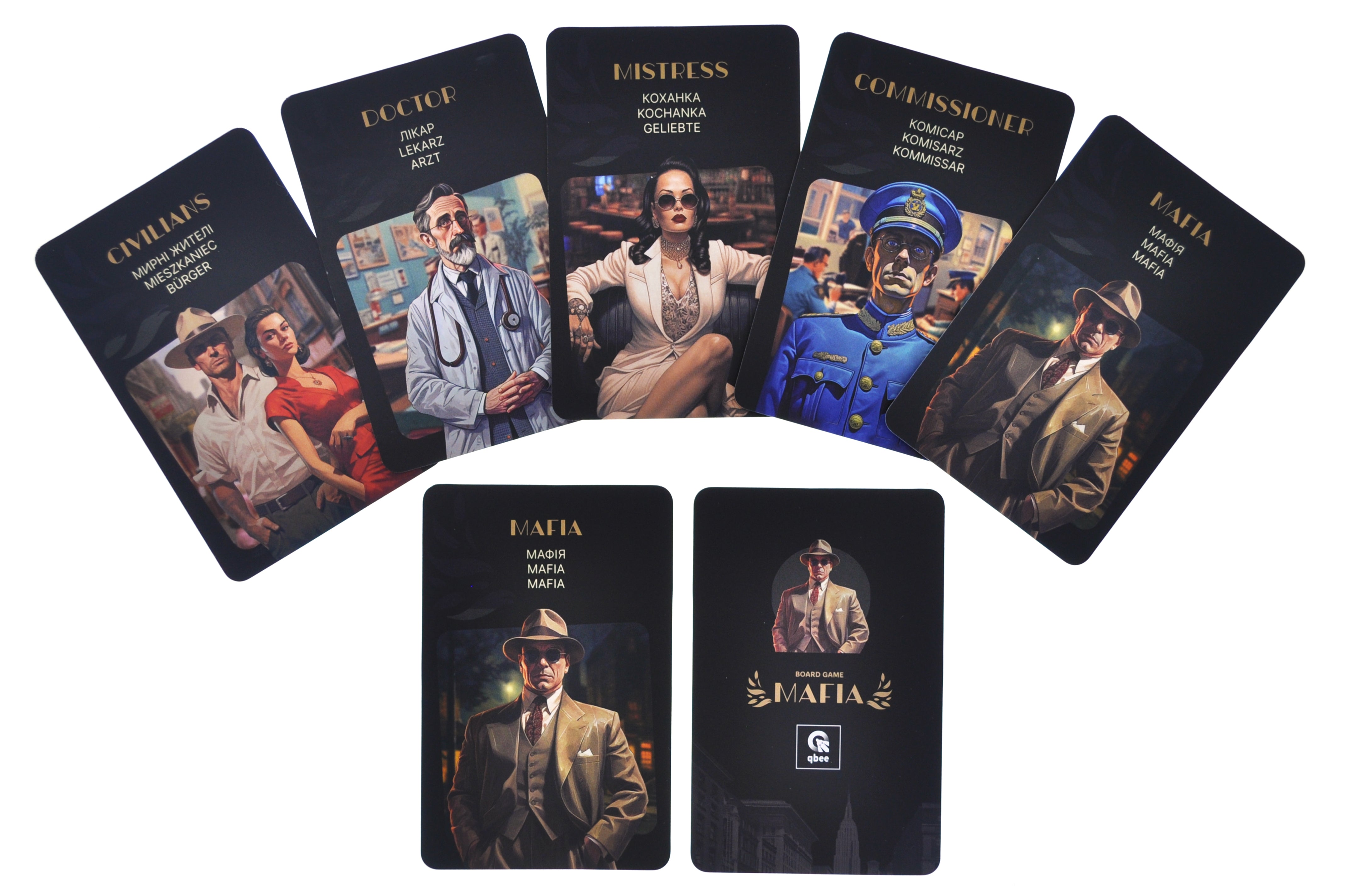 Gra towarzyska oparta na dedukcji i blefie dla 4–30 graczy MAFIA
