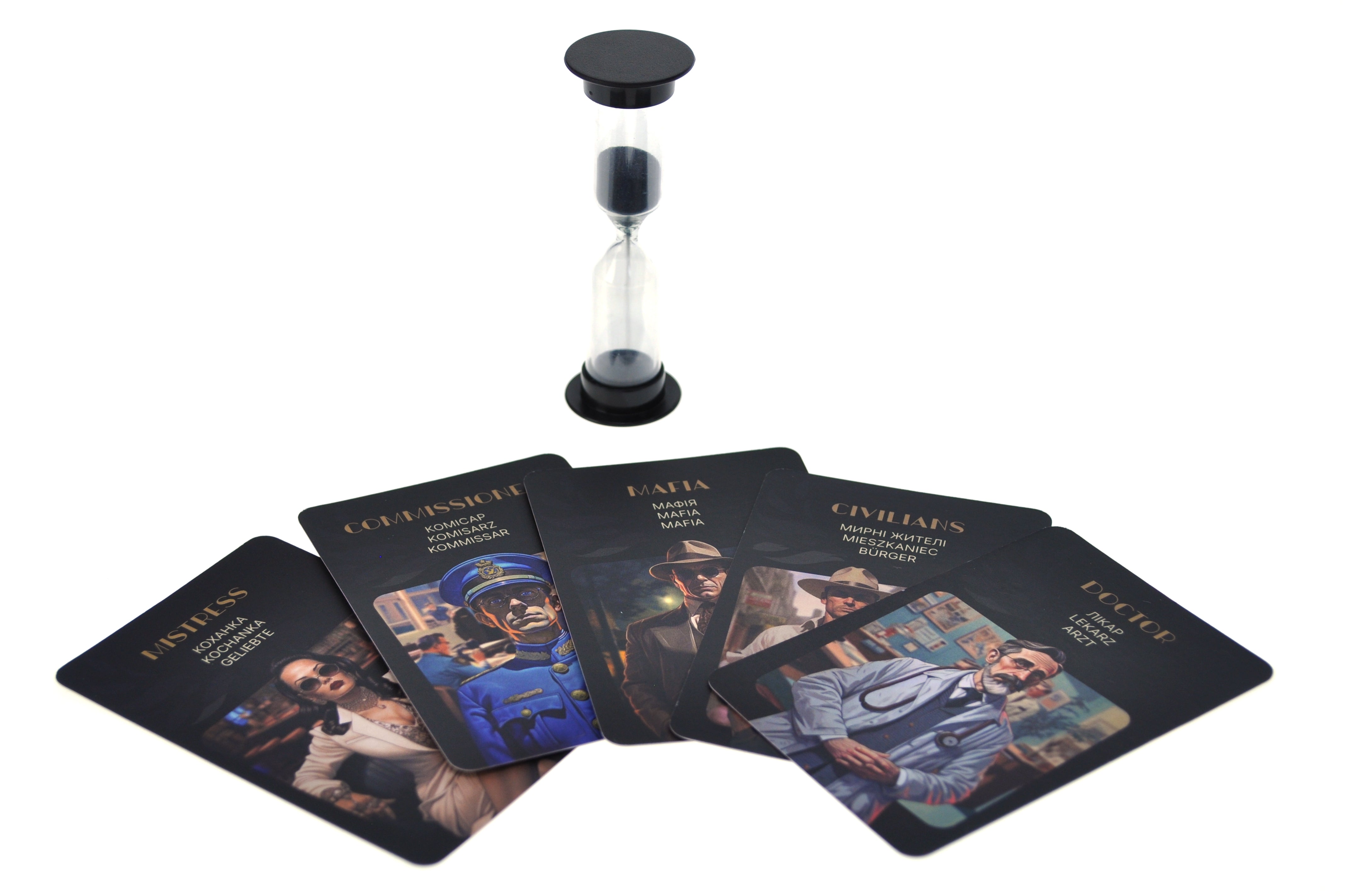 Gra towarzyska oparta na dedukcji i blefie dla 4–30 graczy MAFIA