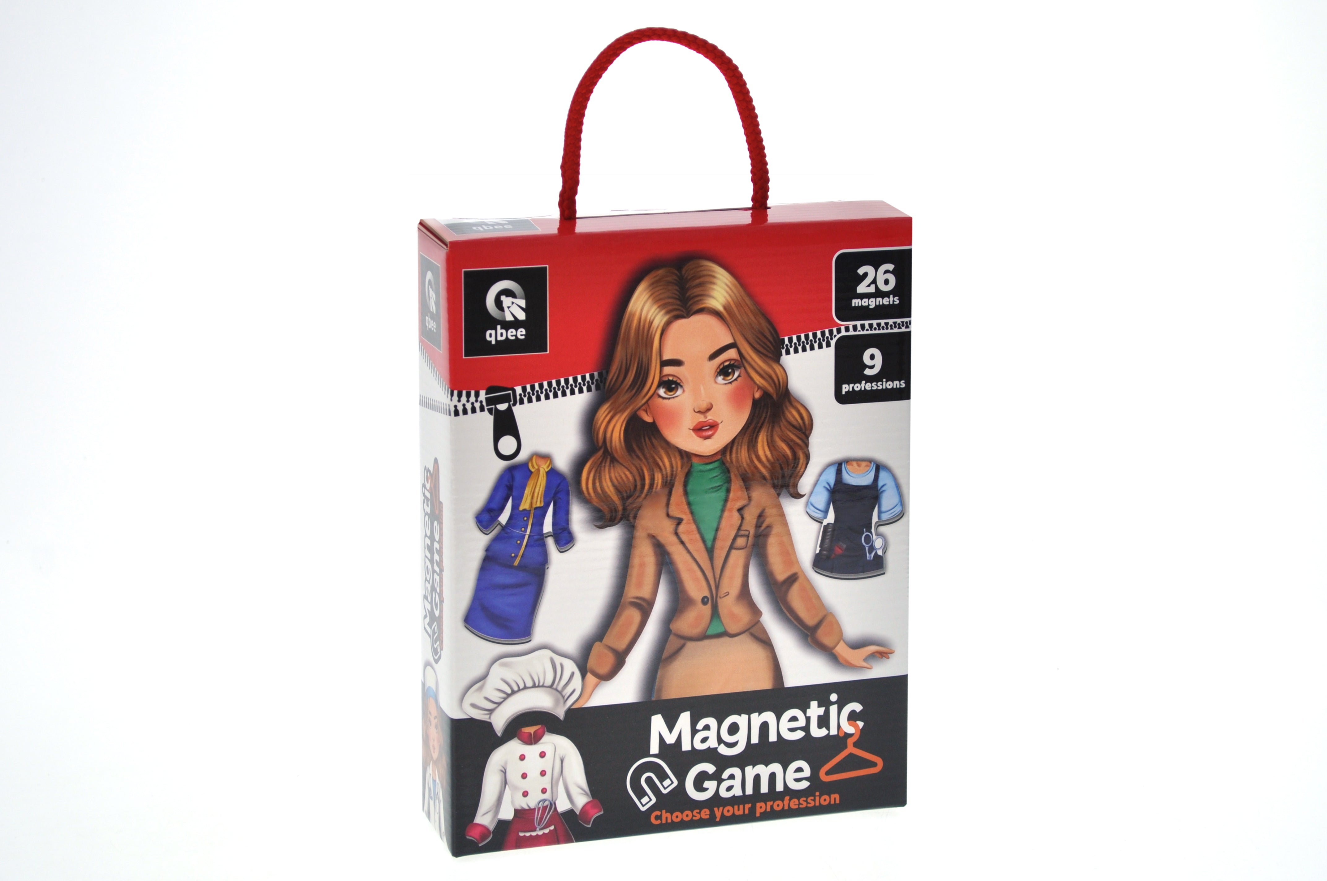 Magnetyczna gra edukacyjna 26 elementów | Układanka magnetyczna Puzzle | DAMSKIE ZAWODY