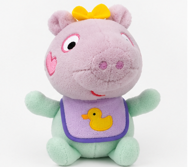 Beanie Babies Świnka Peppa Oink – maskotka pluszowa Baby Evie 15 cm dla dziecka