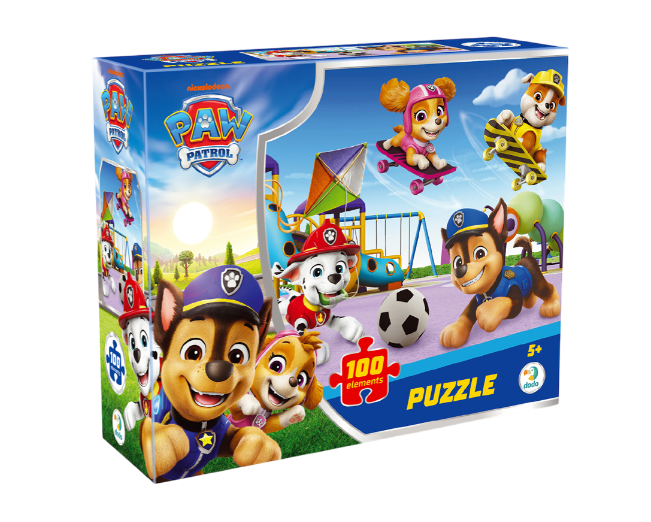 Puzzle Psi Patrol „Zabawy na świeżym powietrzu” 100 el.