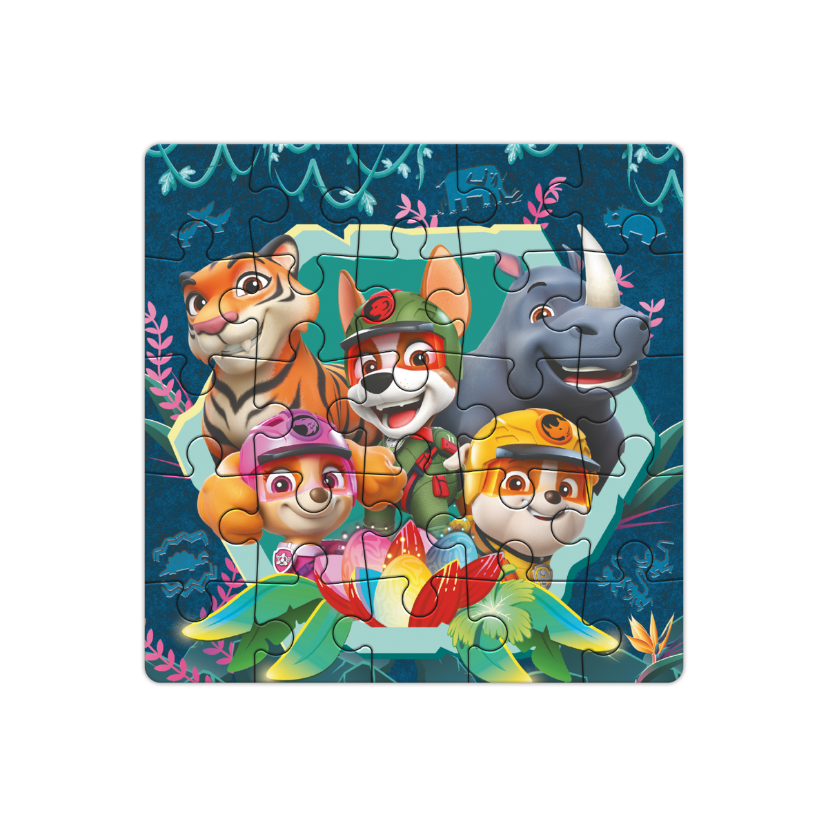 Puzzle magnetyczne Psi Patrol „Łapy dżungli”