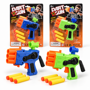 Pistolet do darta – kolorowy blaster z piankowymi strzałkami dla dziecka