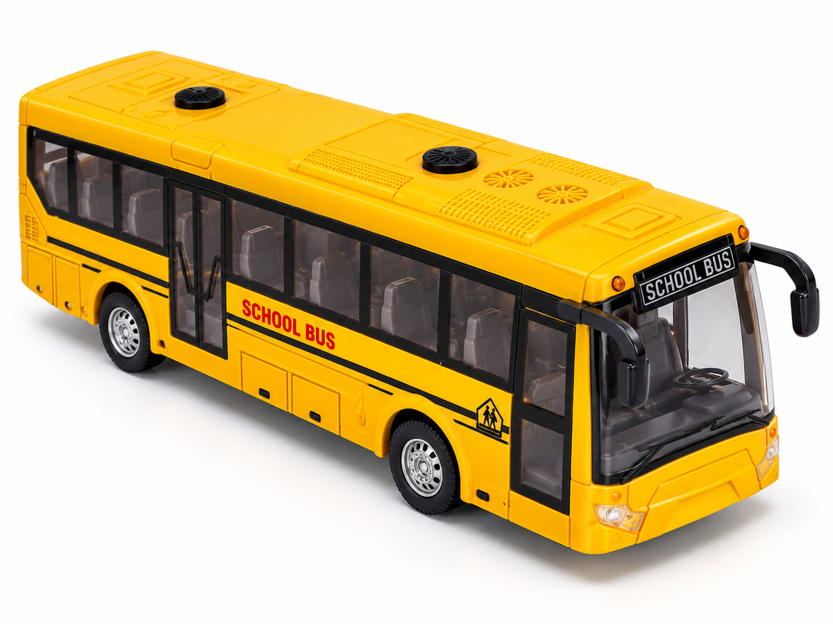 Autobus Zdalnie Sterowany 2068-1 – pojazd RC z pilotem 3+ dla dziecka