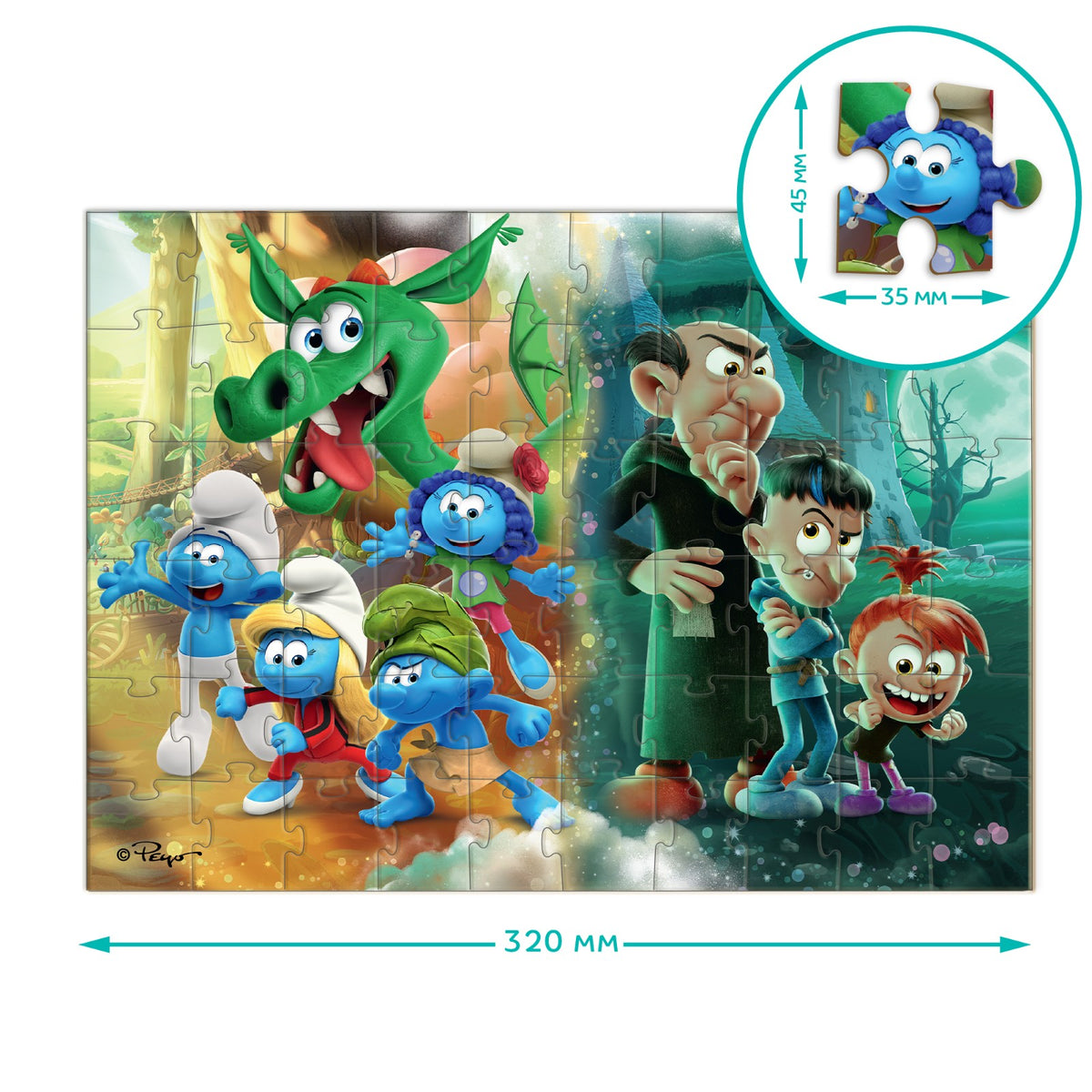 Puzzle Dodo Smerfy Puzzle 60 elementów 200664