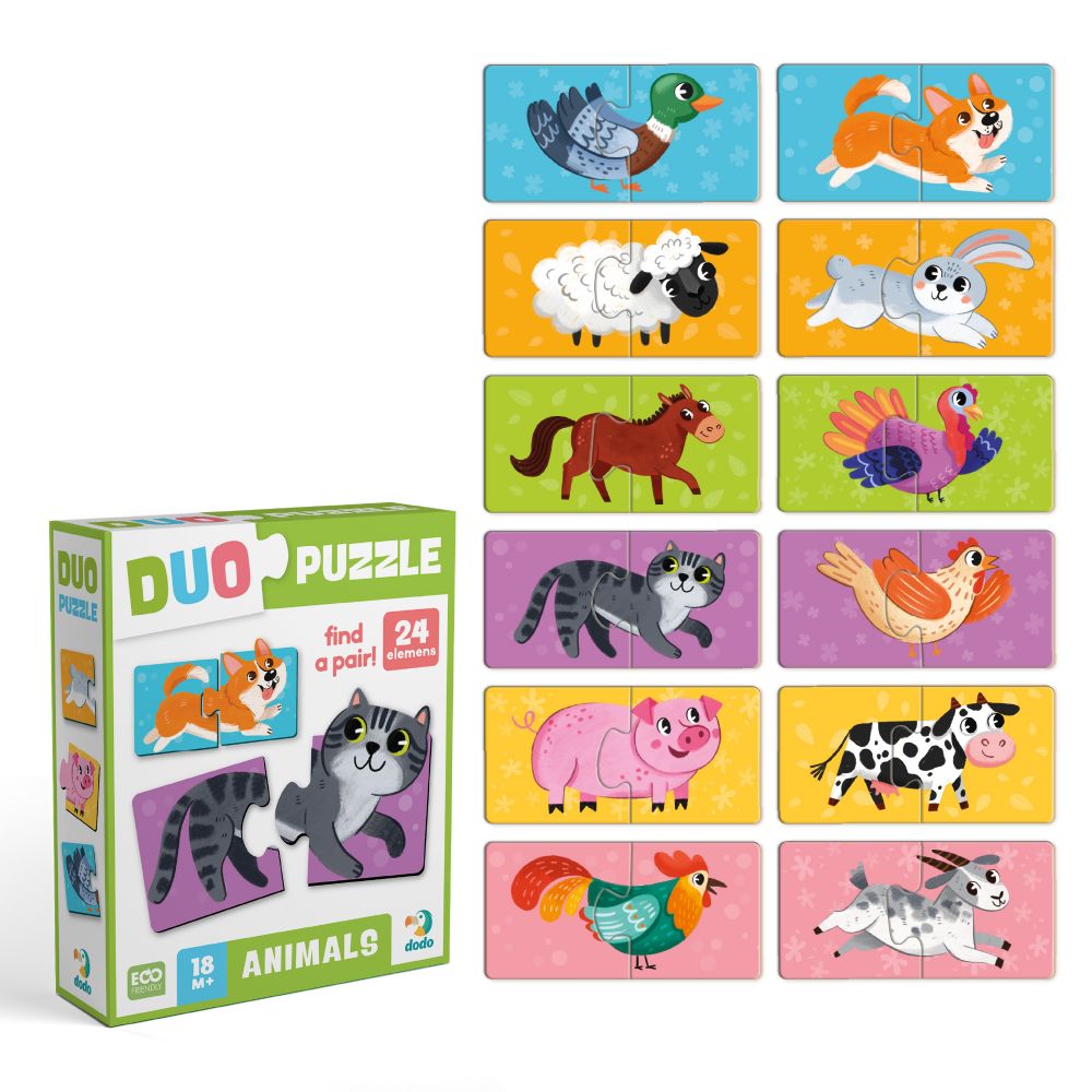 Puzzle DUO „Zwierzęta”