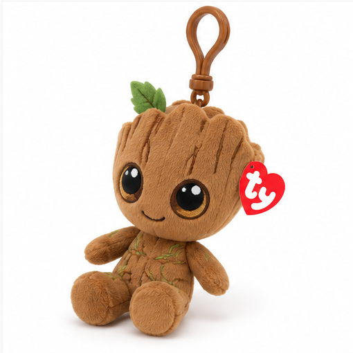 Beanie Babies Marvel Groot – maskotka pluszowa brelok 12 cm dla dziecka