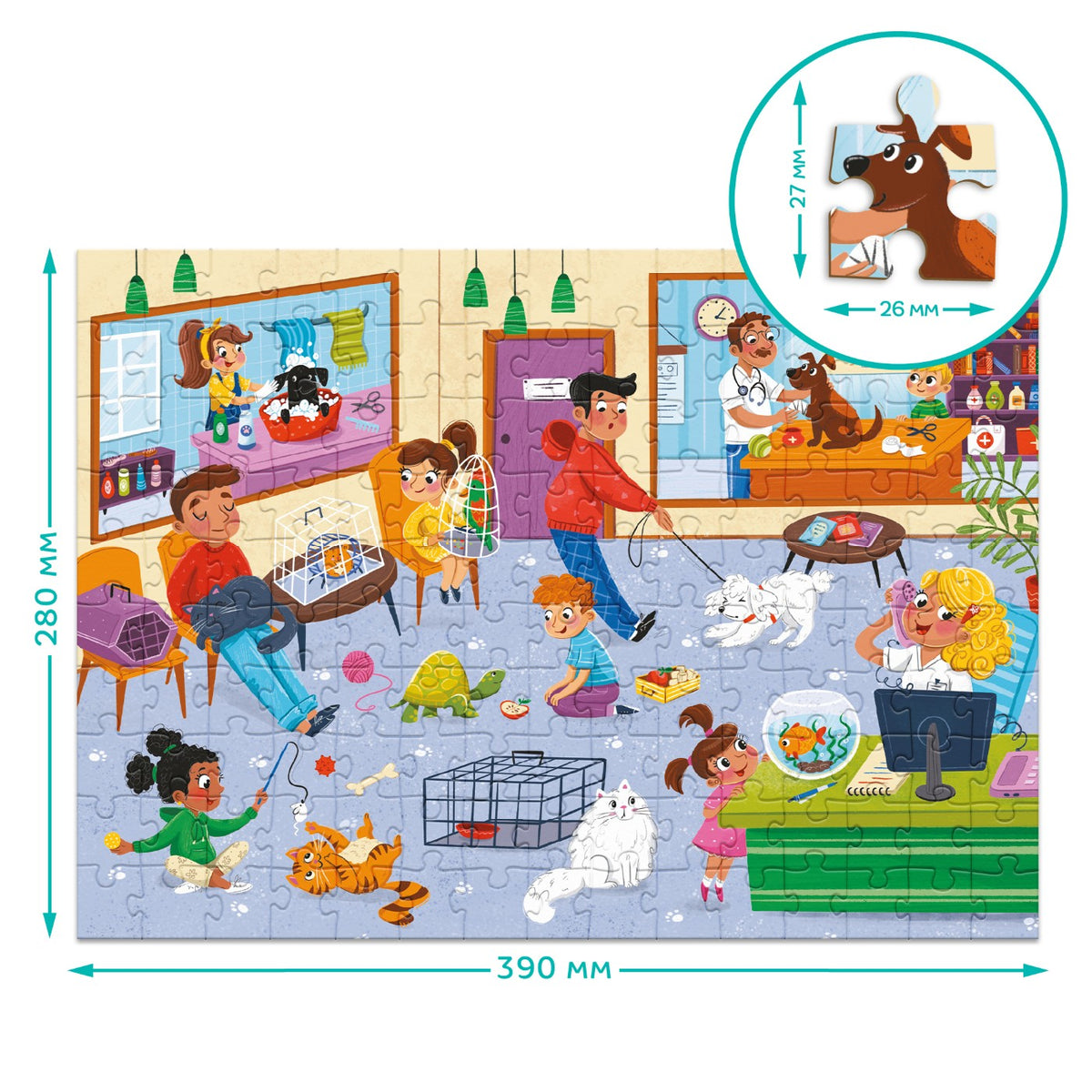 Puzzle „Zawody. Weterynarz”  art.300701