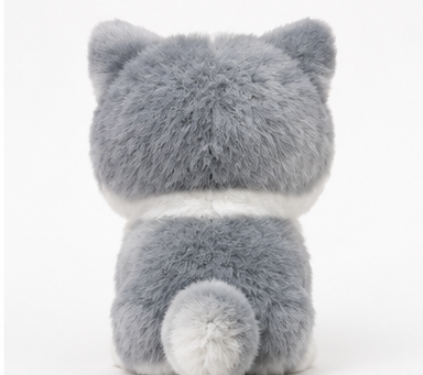 Beanie Boos Furley – maskotka pluszowa szary kotek 15 cm dla dziecka