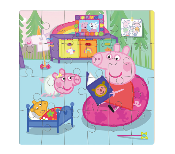 Puzzle Świnka Peppa „Czas na opowieść” 24 el.