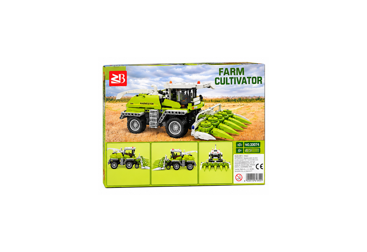 Klocki Traktor Rolniczy 520 Elementów 33074 – zestaw konstrukcyjny 6+ dla dziecka