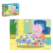 Puzzle Świnka Peppa „Kołderka dla dziecka” 30 el.