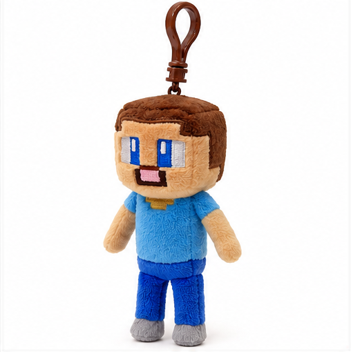Beanie Babies Minecraft Steve – maskotka pluszowa brelok 12 cm dla dziecka