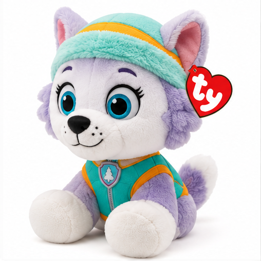 Beanie Babies Psi Patrol Everest – maskotka pluszowa 15 cm dla dziecka
