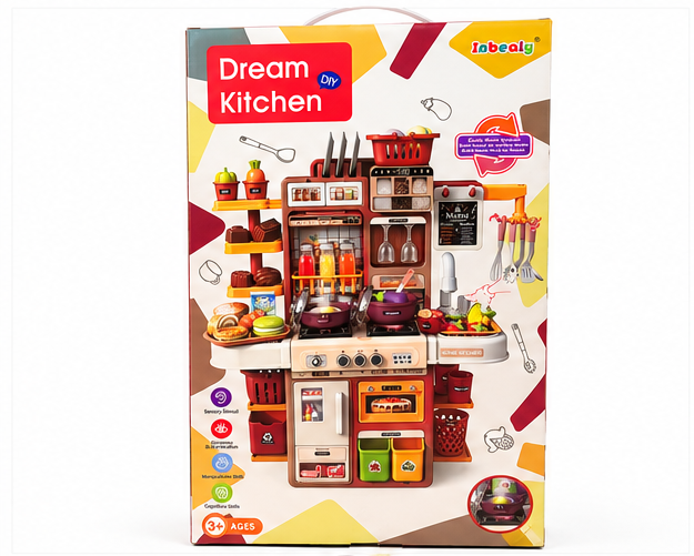 Zestaw Kuchenny Dream Kitchen 37T-4 – interaktywna kuchnia z akcesoriami 3+ dla dziecka