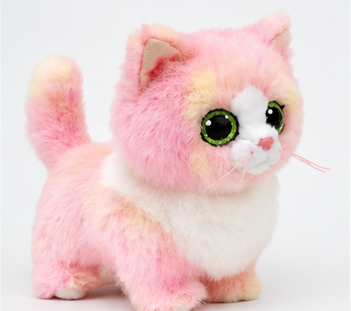 Beanie Boos Lady – maskotka pluszowa różowy kotek 15 cm dla dziecka