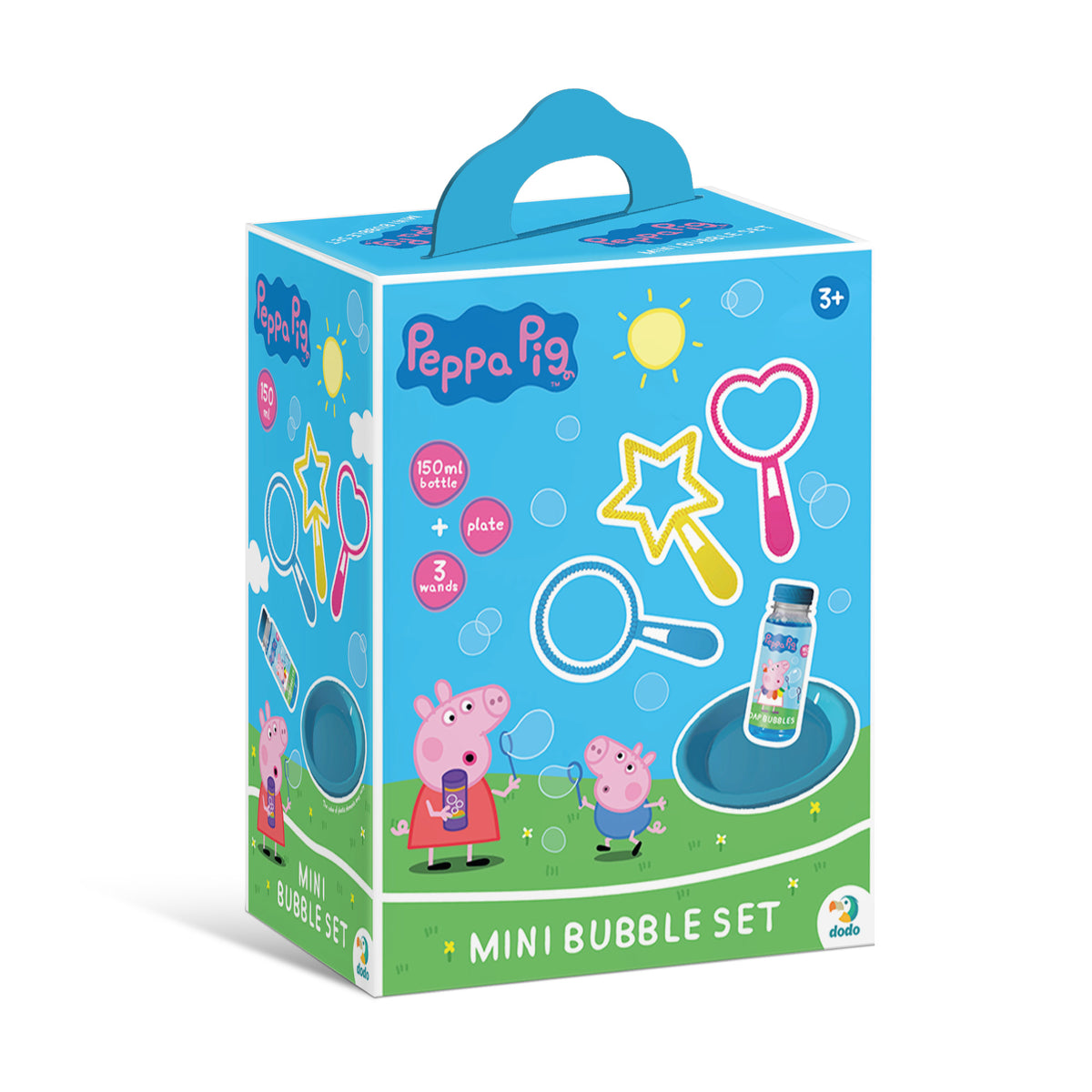 Mini zestaw baniek mydlanych Świnka Peppa 150 ml art.200608