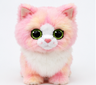 Beanie Boos Lady – maskotka pluszowa różowy kotek 15 cm dla dziecka