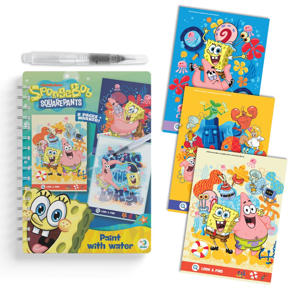 Kolorowanka wodna „SpongeBob”
