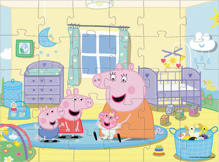 Puzzle Świnka Peppa „Pokój dziecka” 30 el.