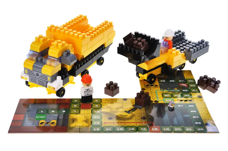 Klocki Konstrukcyjne QB300-204 „Block&Steps: Mega Budowniczy”