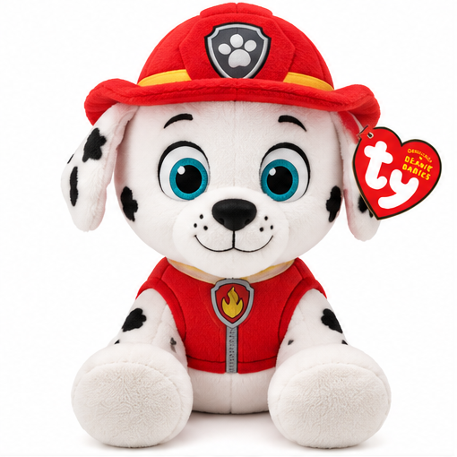 Beanie Babies Psi Patrol Marshall – maskotka pluszowa 15 cm dla dziecka