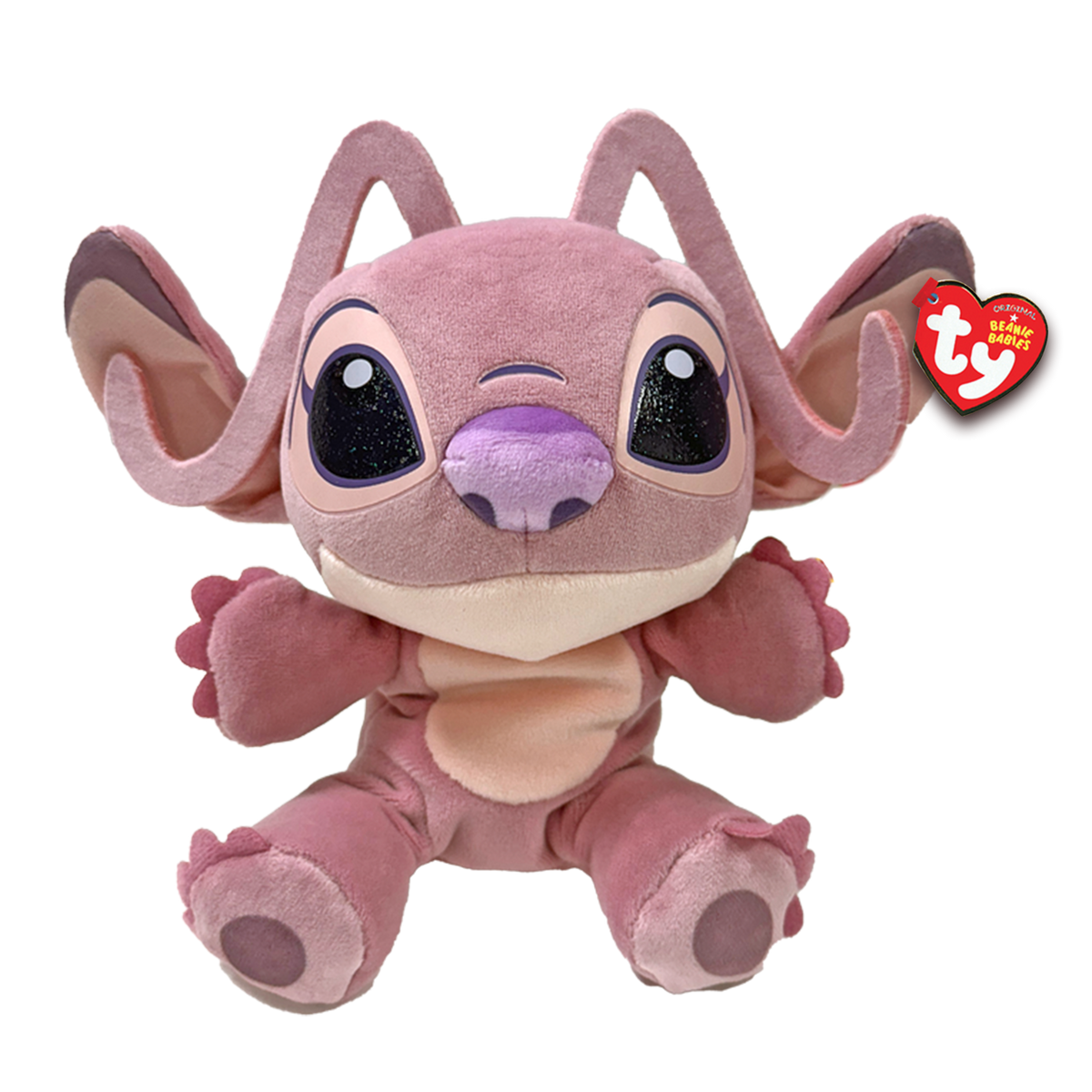 Beanie Babies Disney Angel – maskotka pluszowa 15 cm, różowa przytulanka