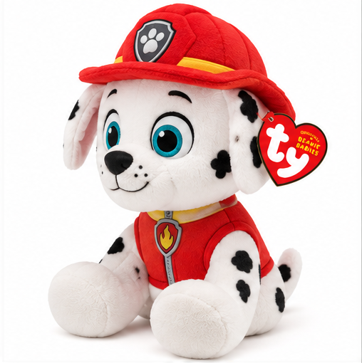 Beanie Babies Psi Patrol Marshall – maskotka pluszowa 15 cm dla dziecka