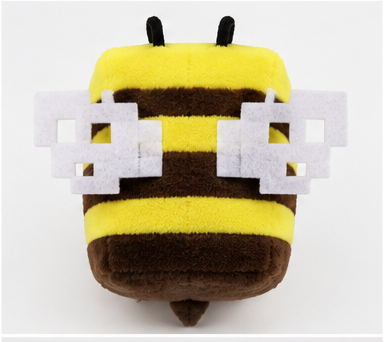 Beanie Babies Minecraft Bee – maskotka pluszowa żółta pszczoła 15 cm dla dziecka