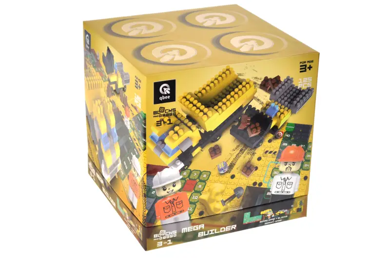 Klocki Konstrukcyjne QB300-204 „Block&Steps: Mega Budowniczy”