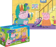 Mini puzzle Świnka Peppa „Na spacerze”