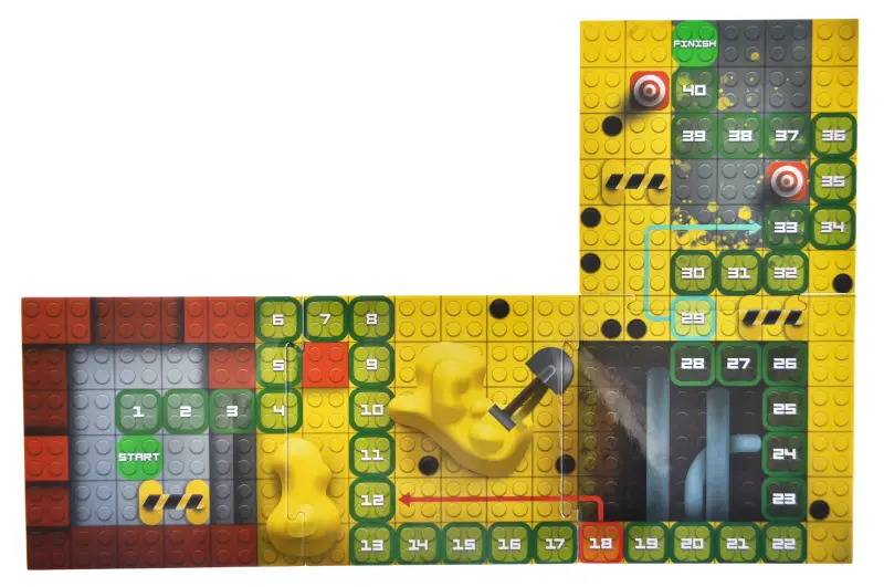 Klocki Konstrukcyjne QB300-204 „Block&Steps: Mega Budowniczy”