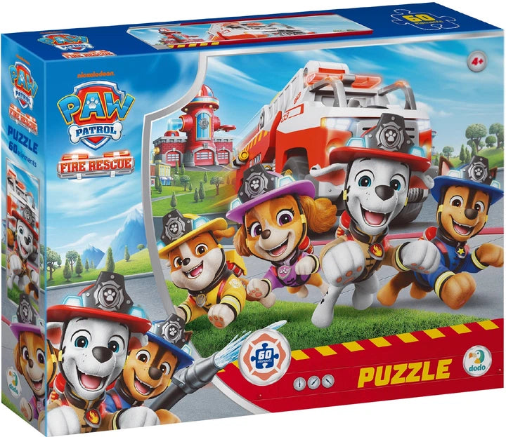 Puzzle Psi Patrol „Remiza strażacka w Zatoce Przygód” 60 el.