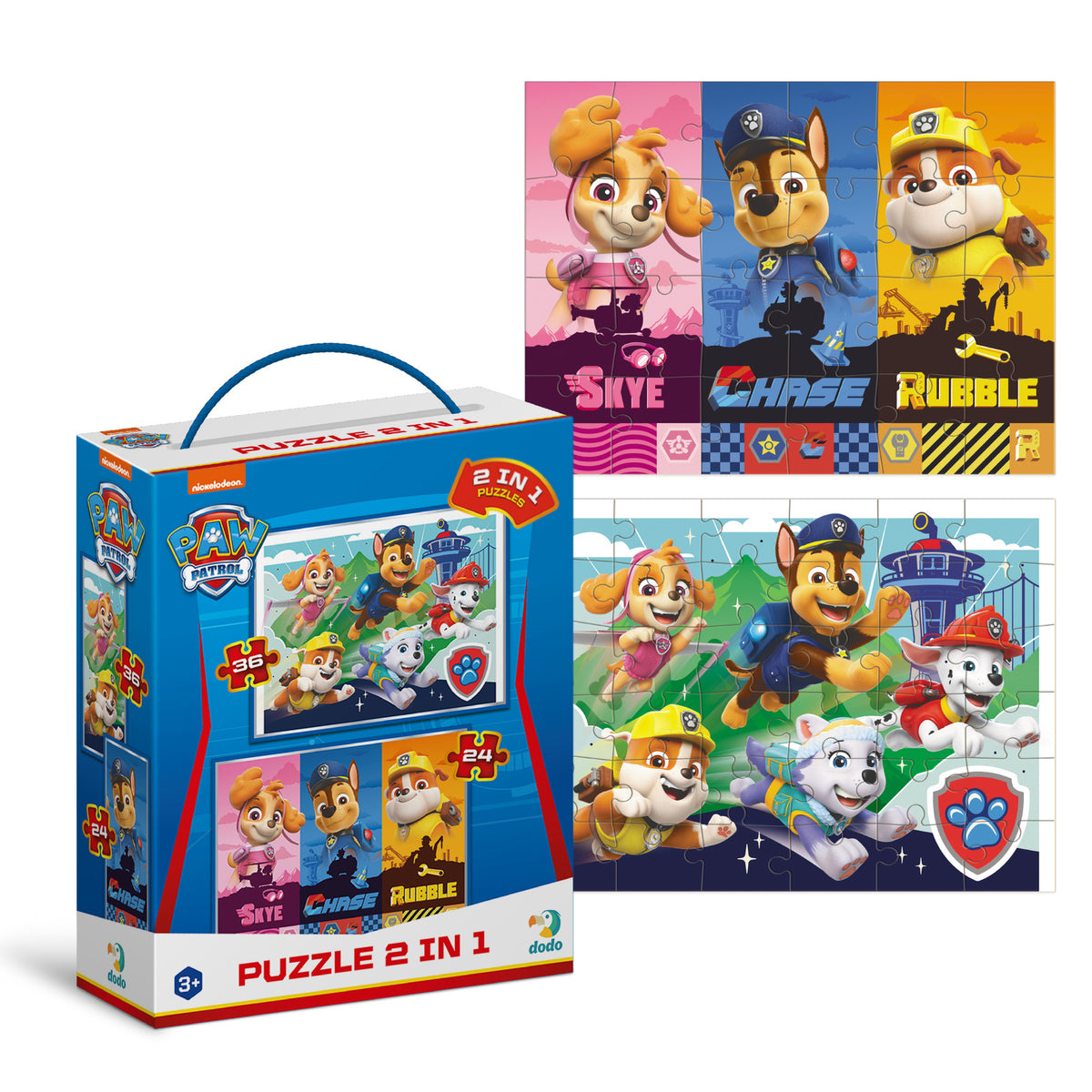 Puzzle 2w1 Paw Patrol Dobre szczenięta  200561