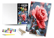 QB900-058 Set for painting by numbers "Rose on a r