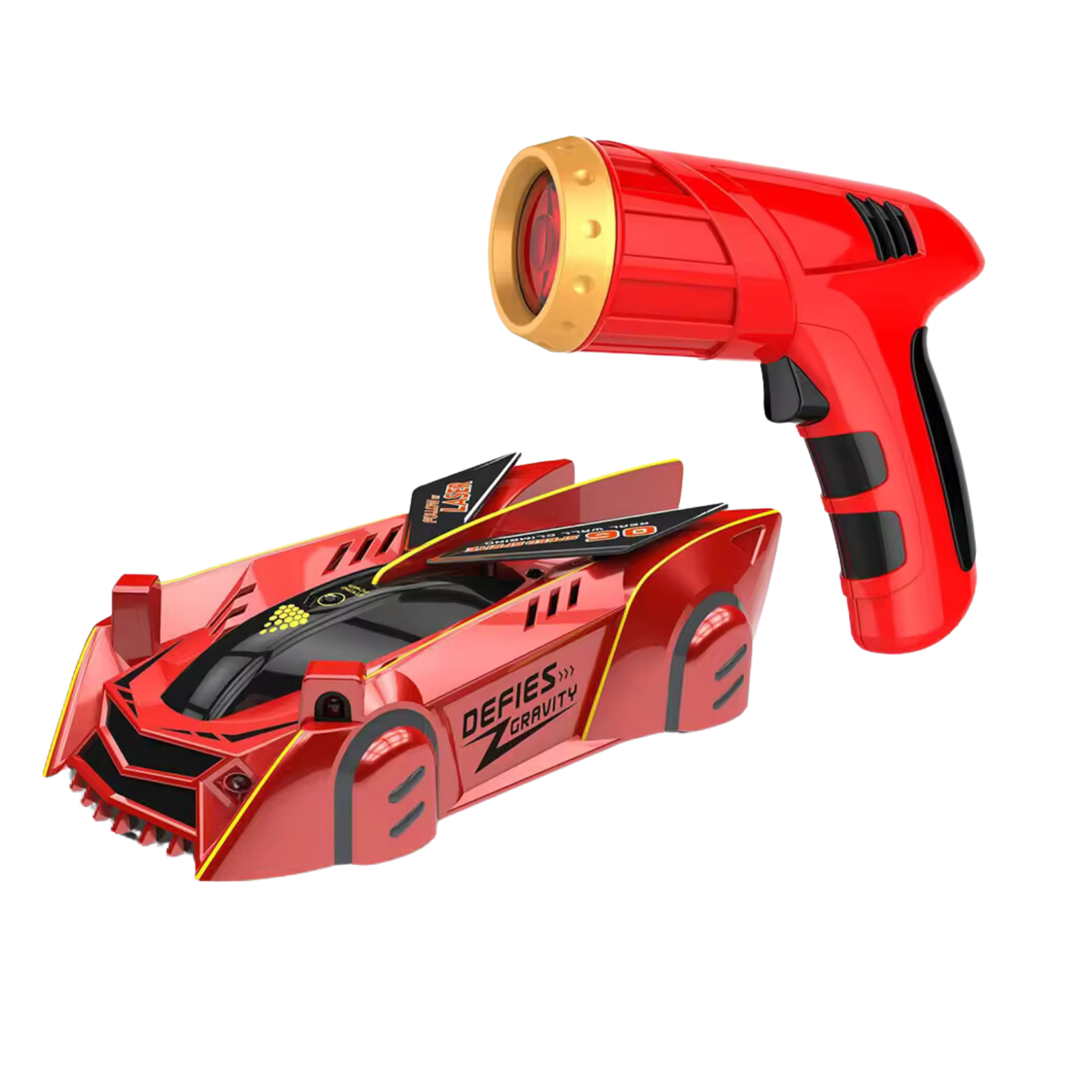 Samochód Jeżdżący Po Ścianach Zdalnie Sterowany RC  Kontrolerem Laser Led