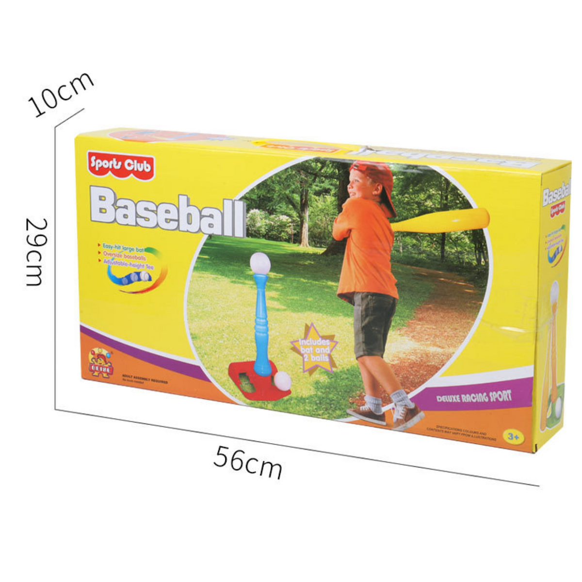 Zestaw Do Gry Baseball Gra Sportowa Dla Dzieci Piłka Kij Podstawa