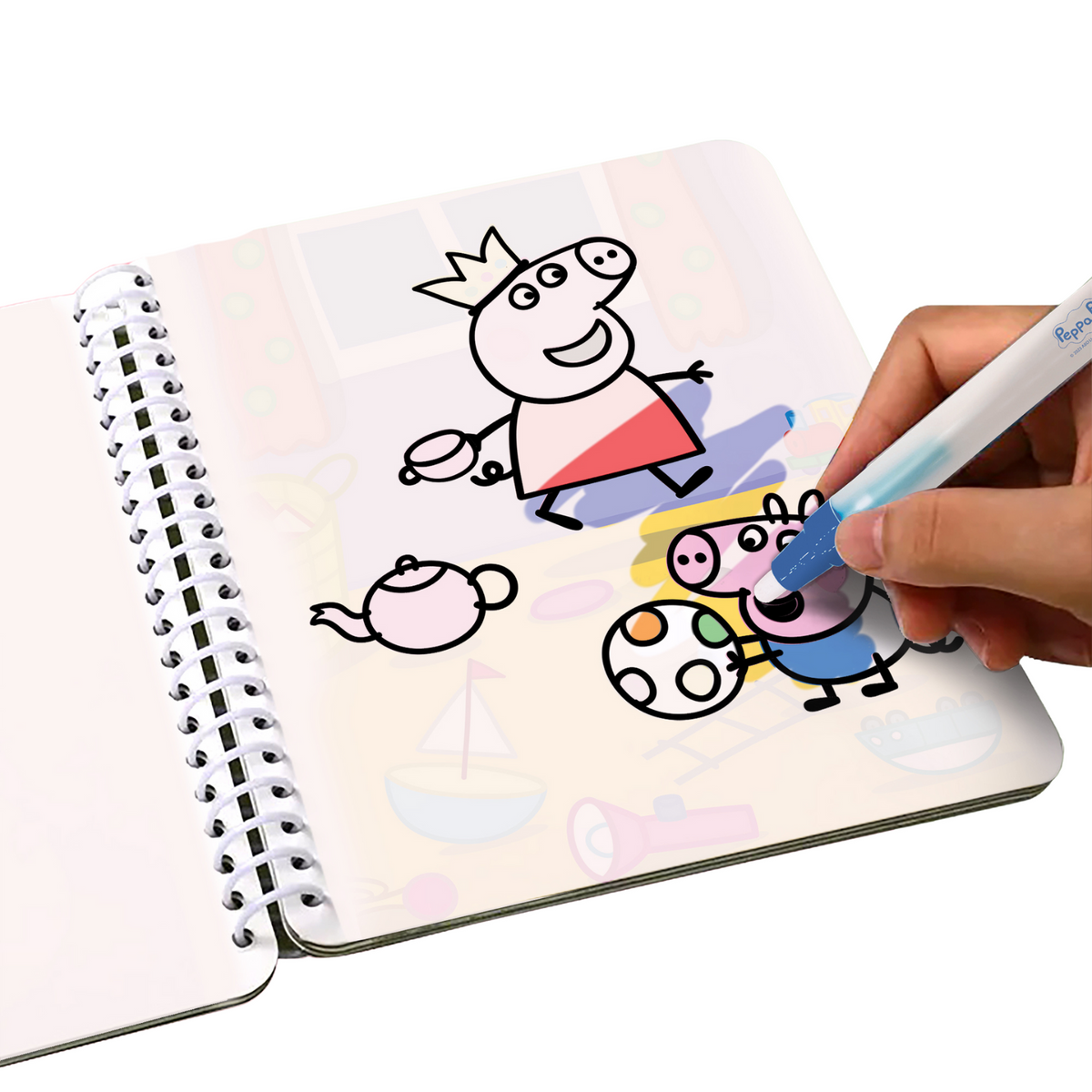 Zestaw Malowanie Wodą "Świnka Peppa" Książeczka Z Obrazkami Peppa Pig 200443