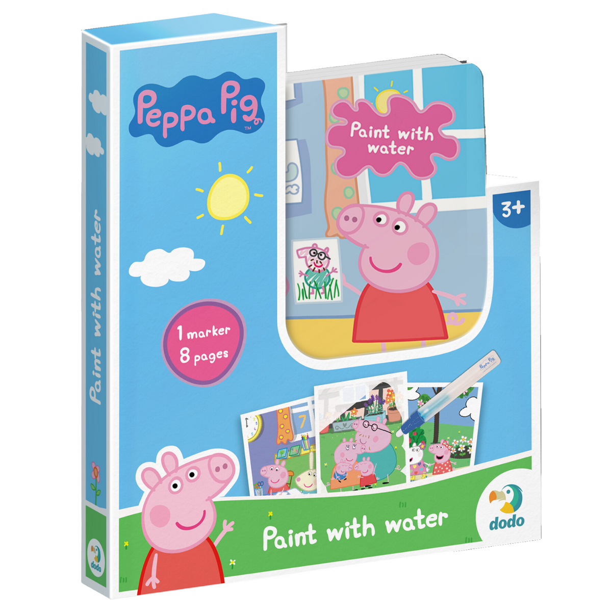 Zestaw Malowanie Wodą "Świnka Peppa" Książeczka Z Obrazkami Peppa Pig 200443